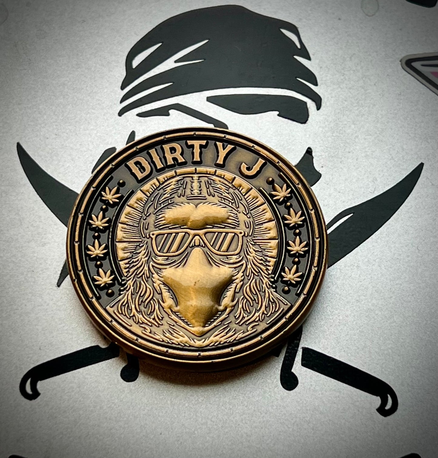 Duddy B/ Dirty J Antiqued Gold
