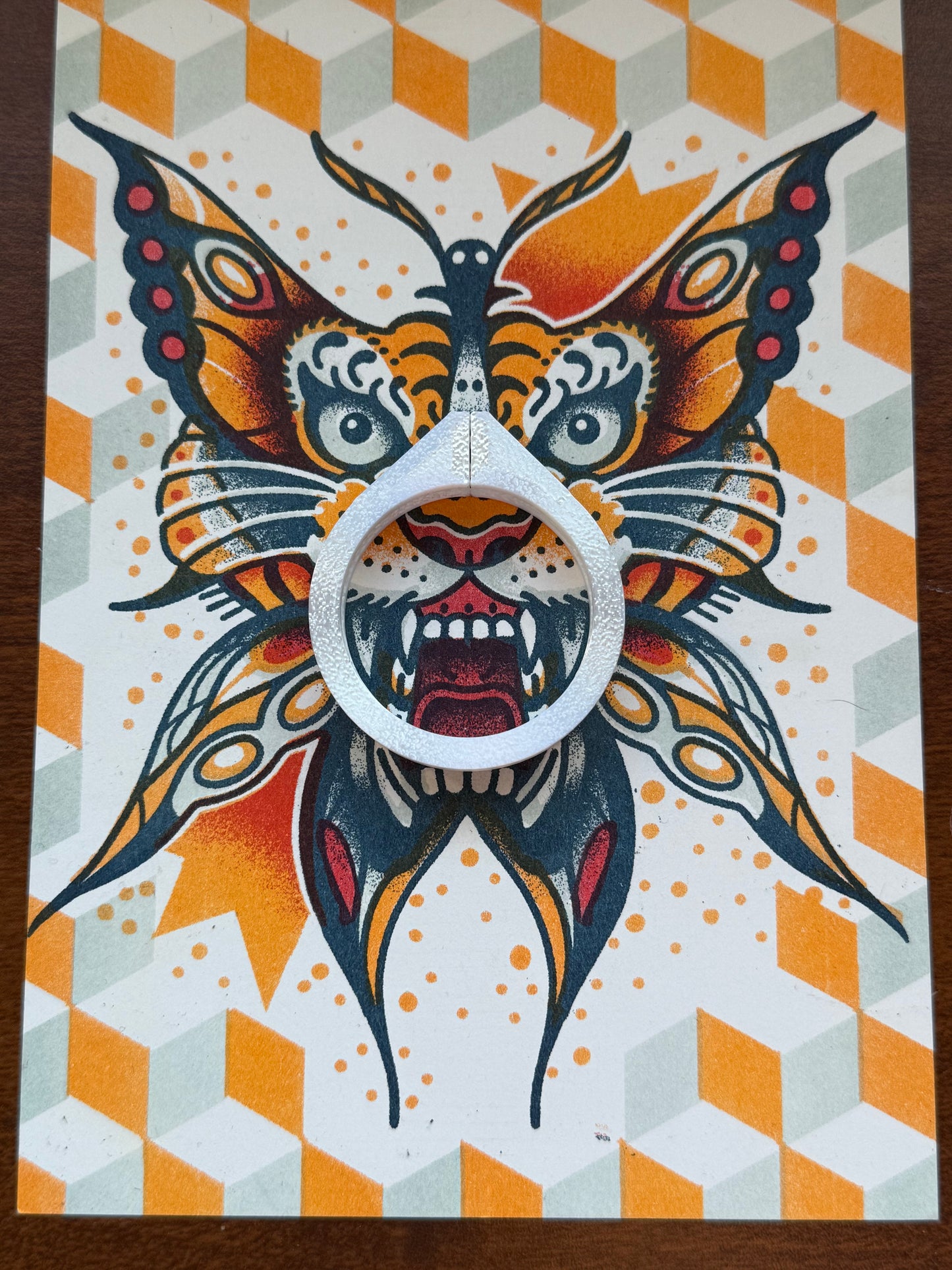 Coin holder- 37mm Painted, Dirk/TJ style coins.