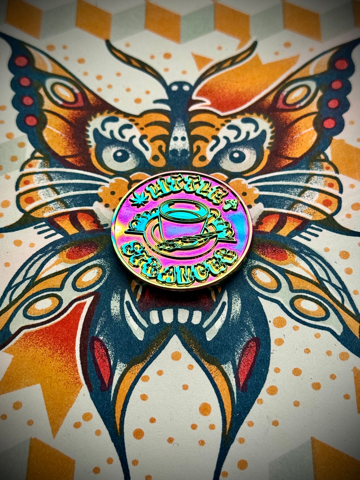 Little Stranger- Galactic Roast Society coin- Anodized