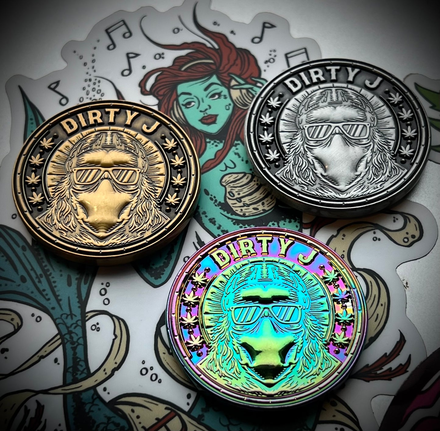 Duddy B/ Dirty J 3 coin set