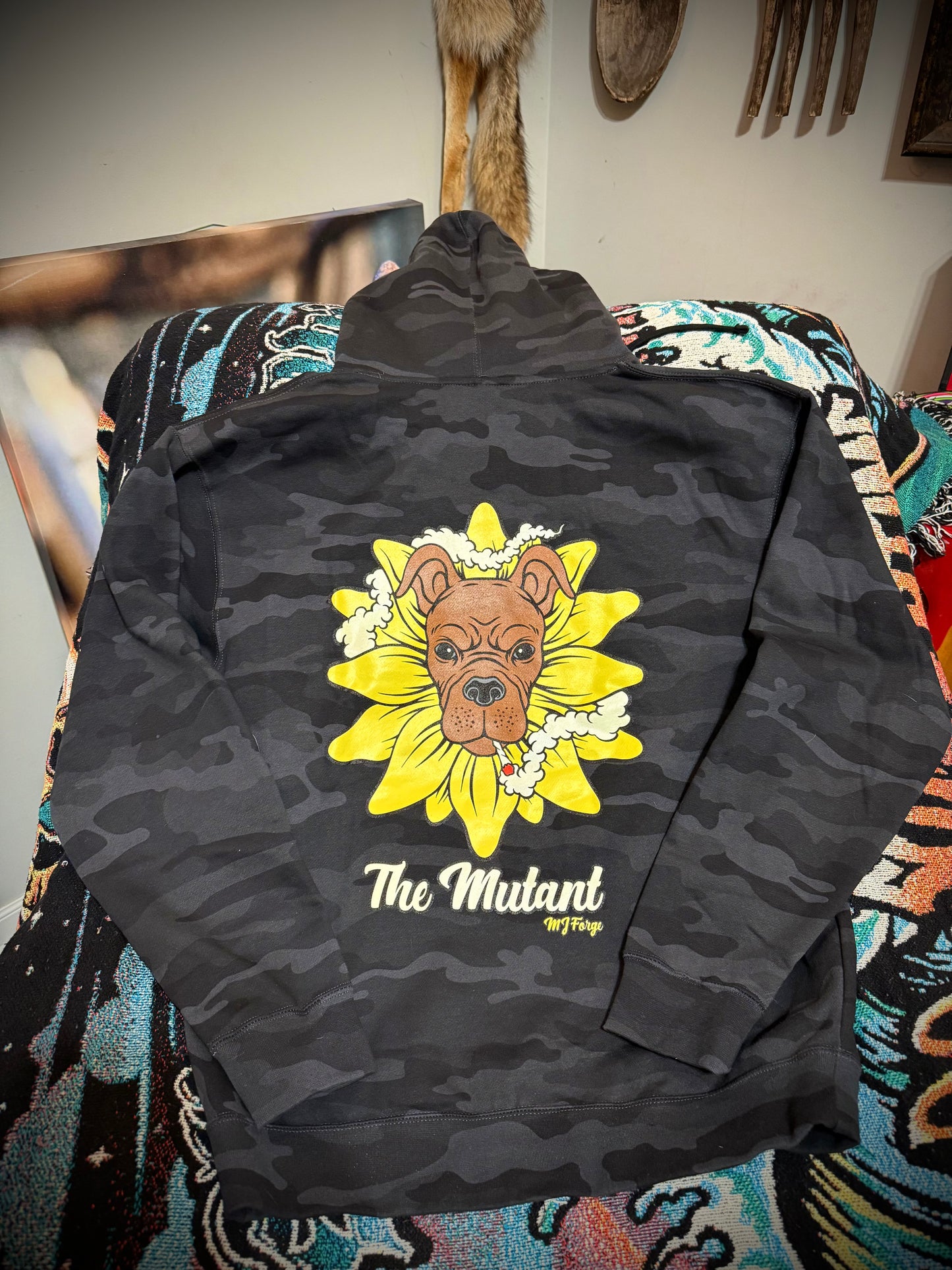 Mutant Hoodie-Black Camo