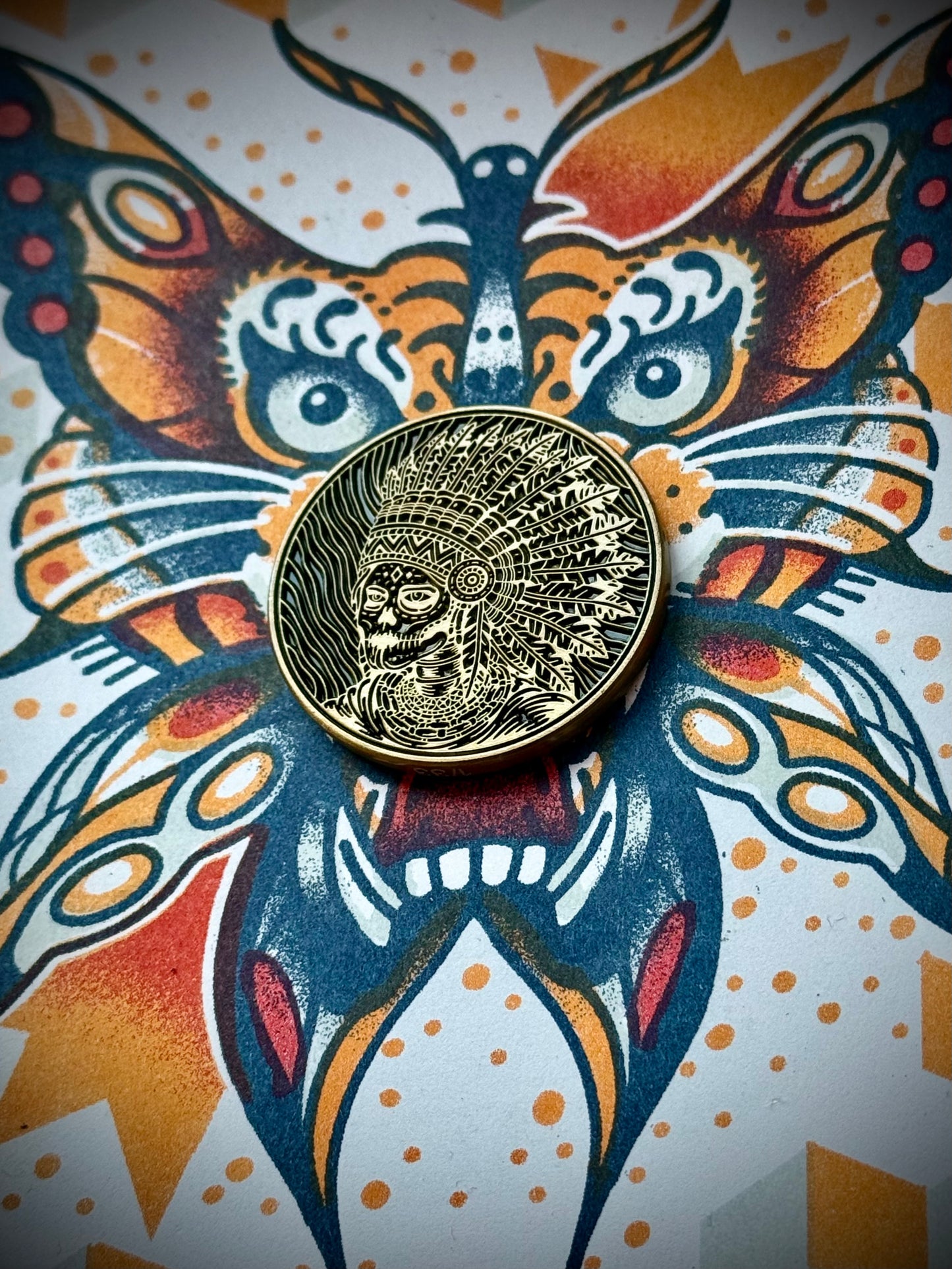 Ghosts of the First Fire- Antiqued gold