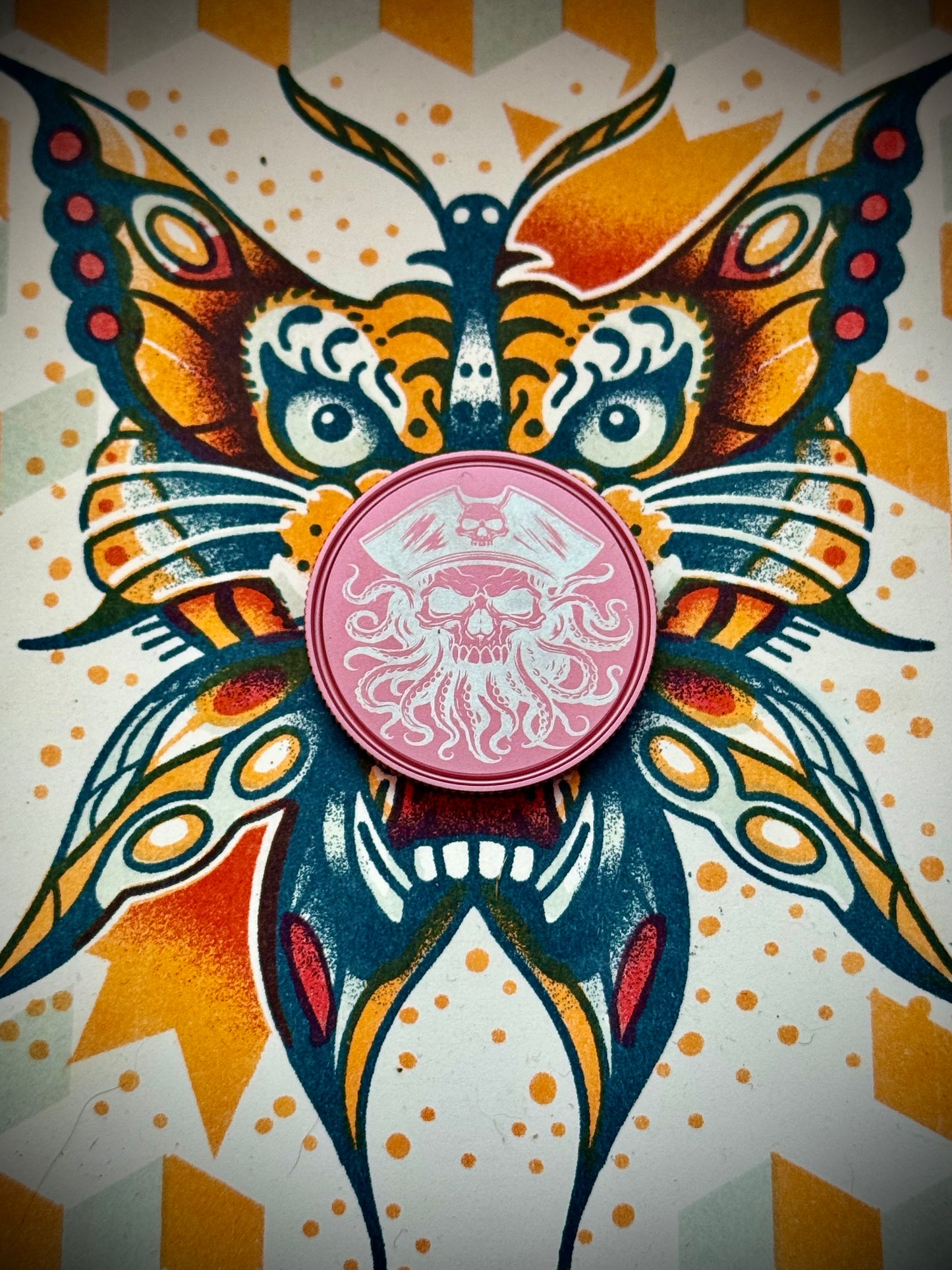 MJ’s Token- Pink Anodized