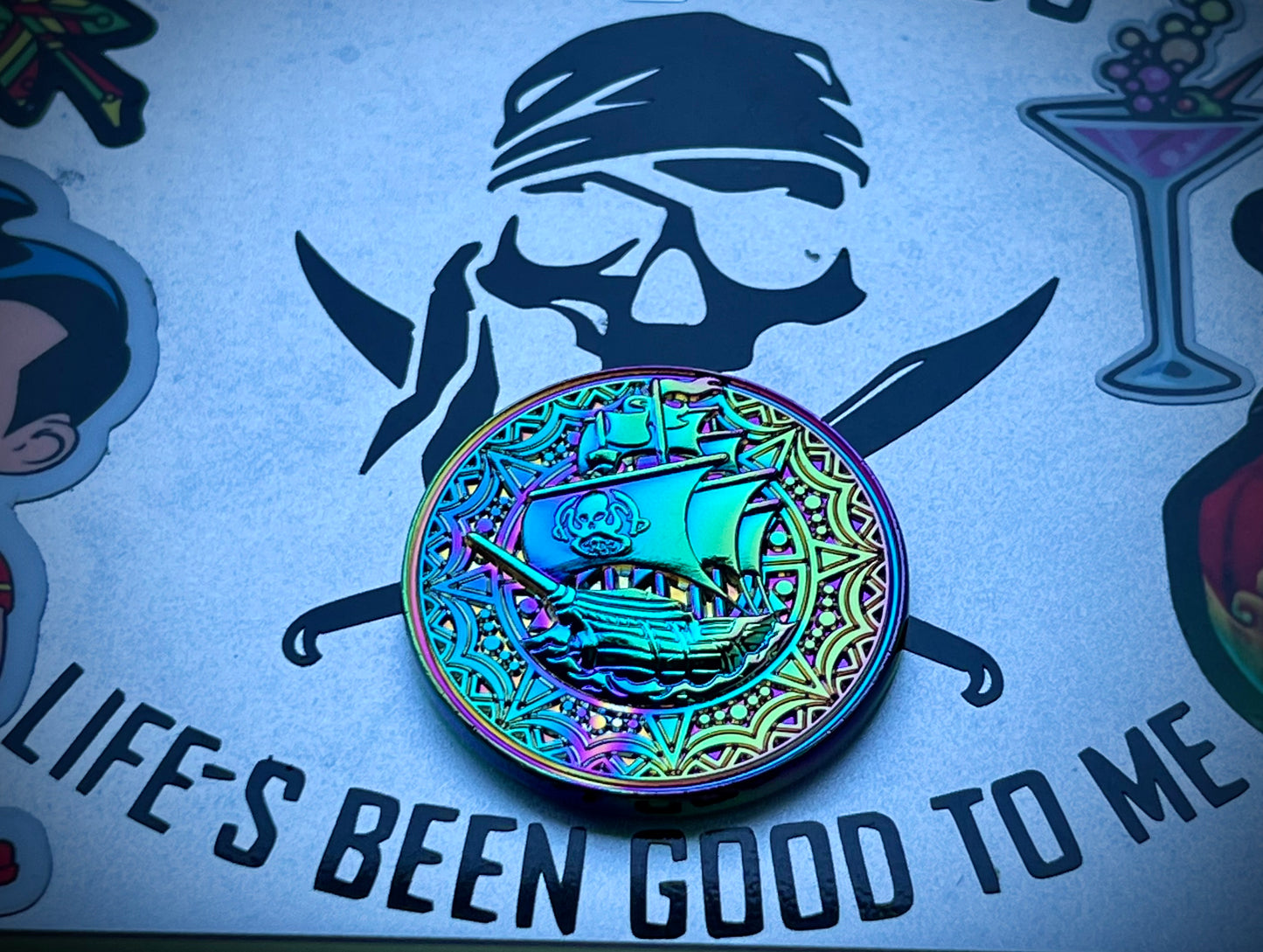 Anodized Never Say Die Coin