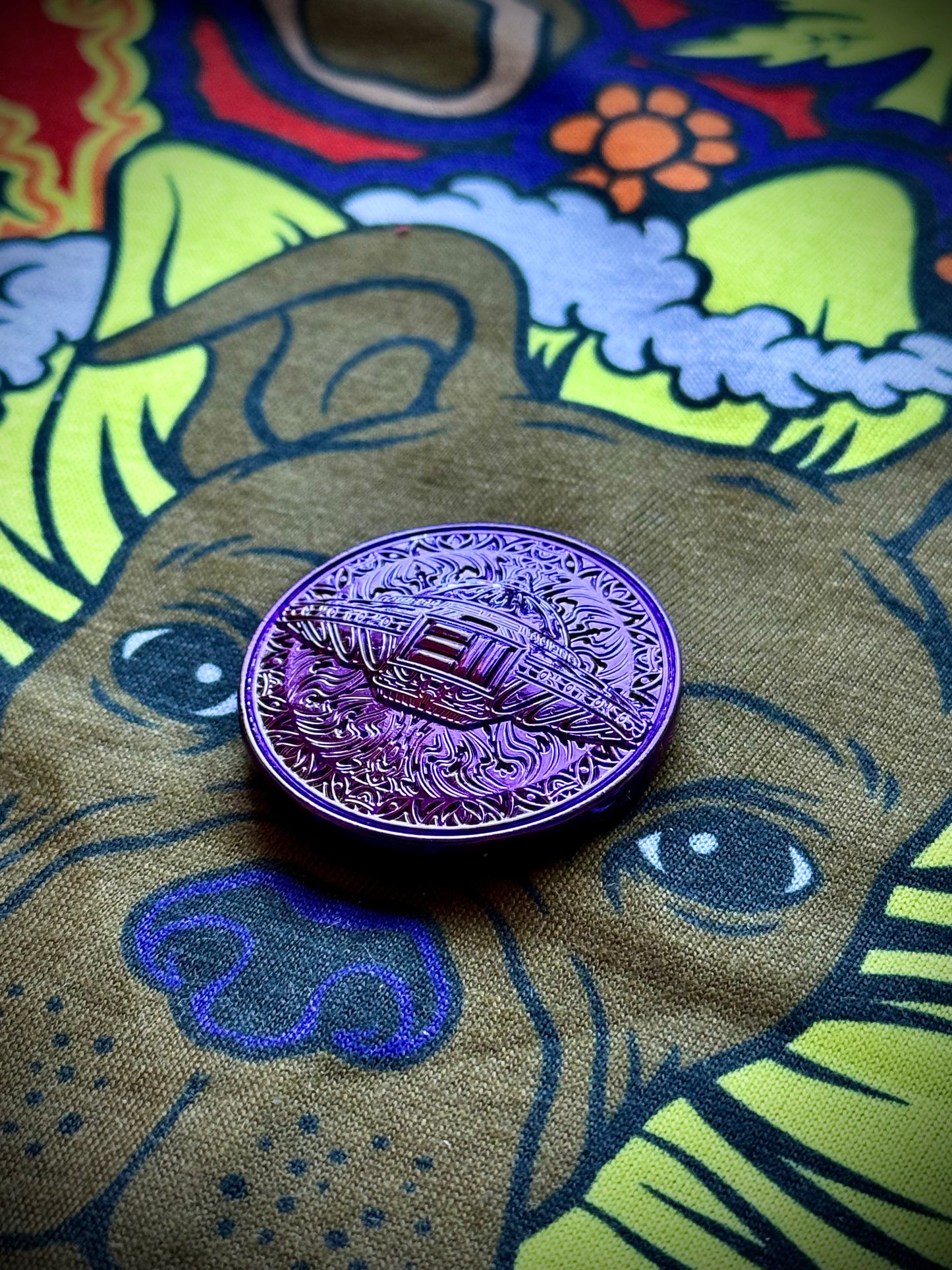 Amethyst Alien Doubloon