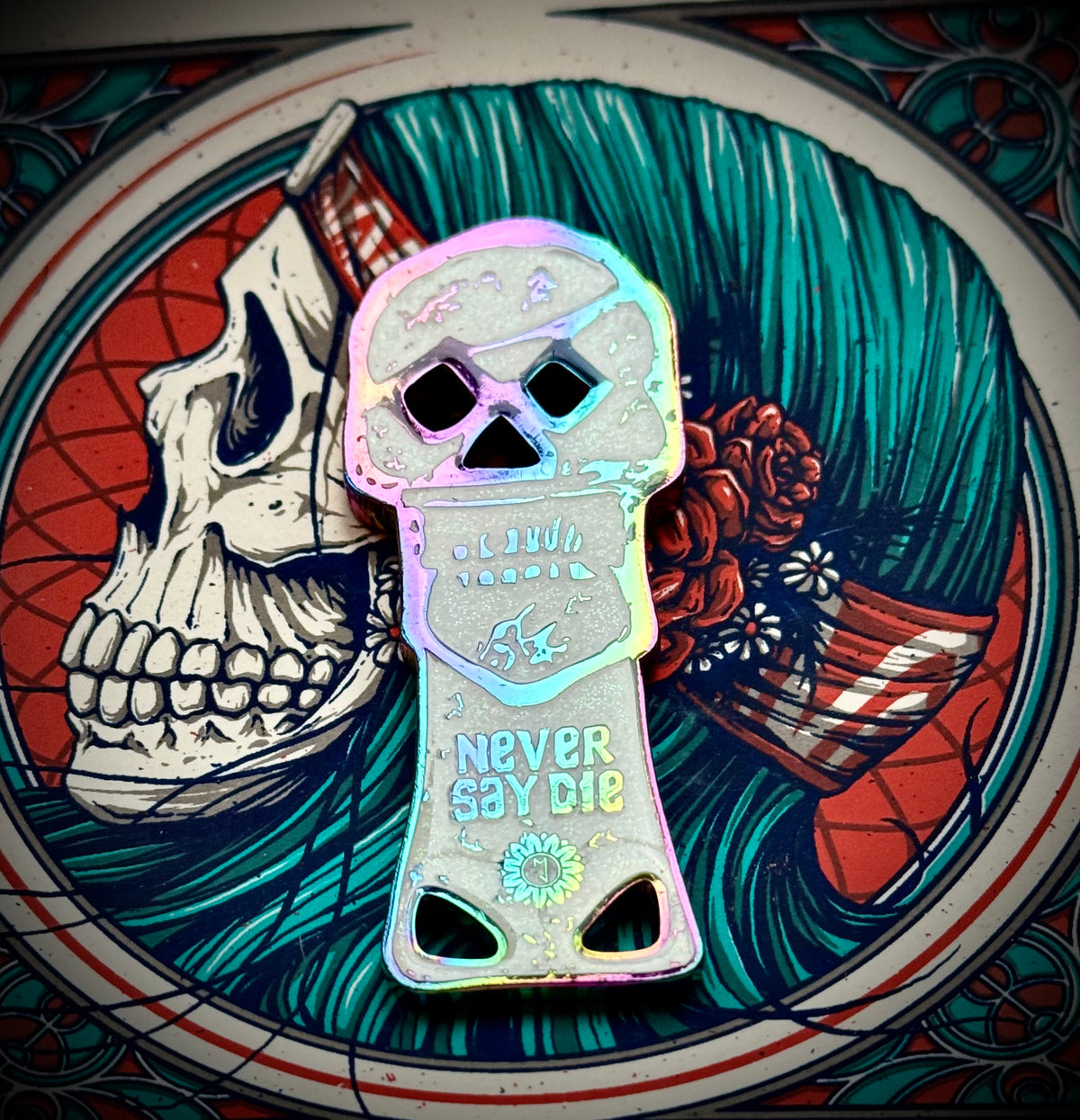 Copper Bones Key- Anodized