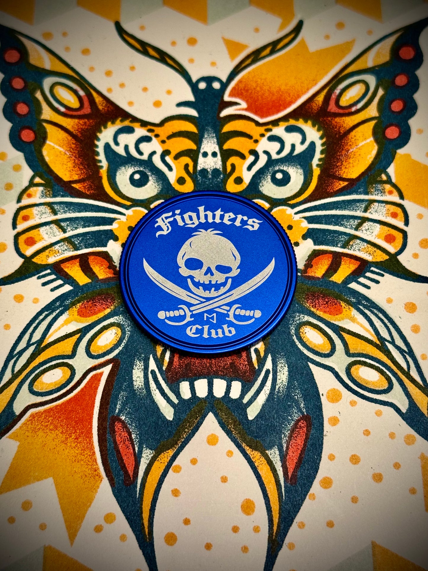 Still Grinning: The Blue Battle Coin