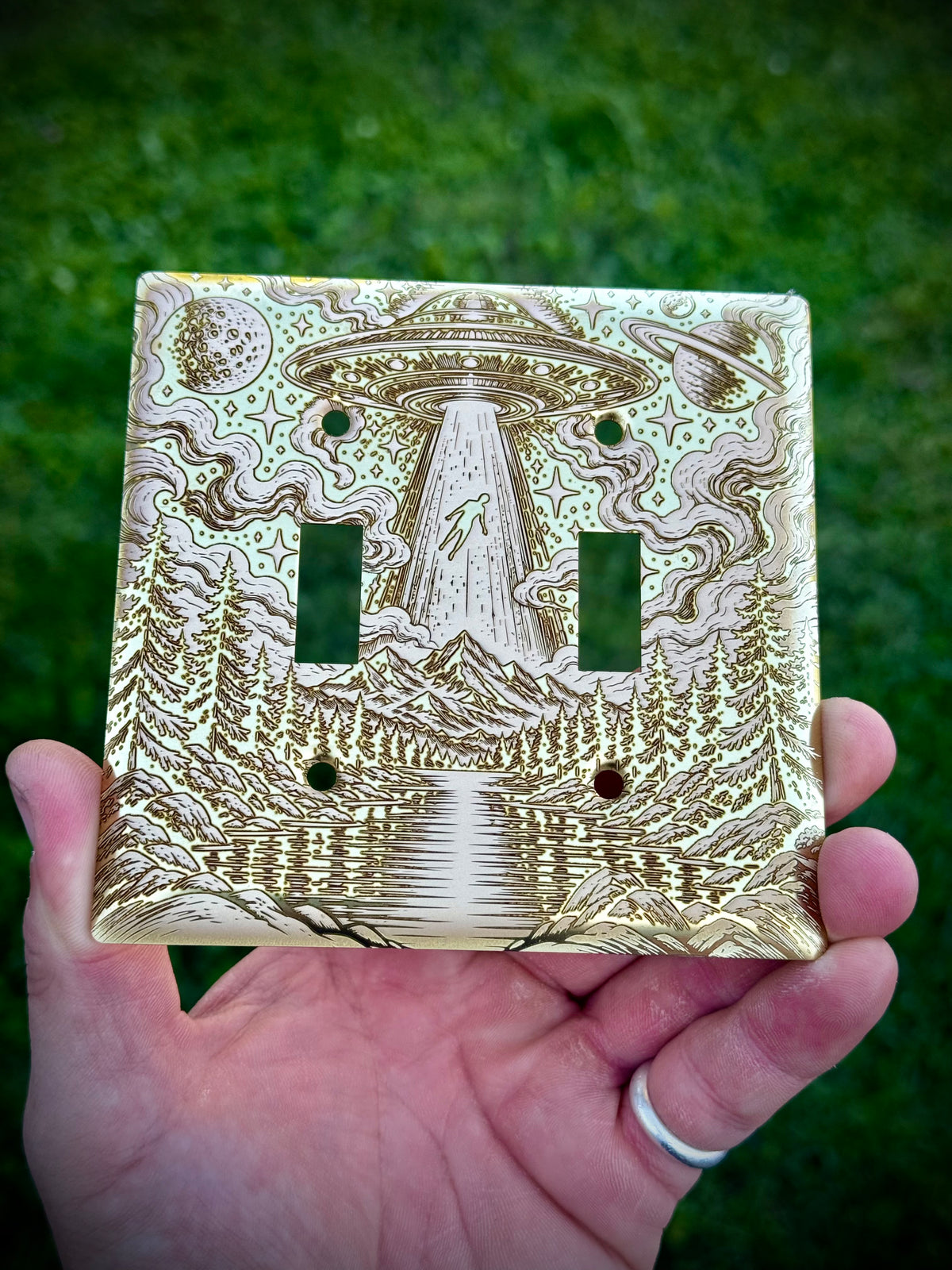ATL-iens double switch plate.