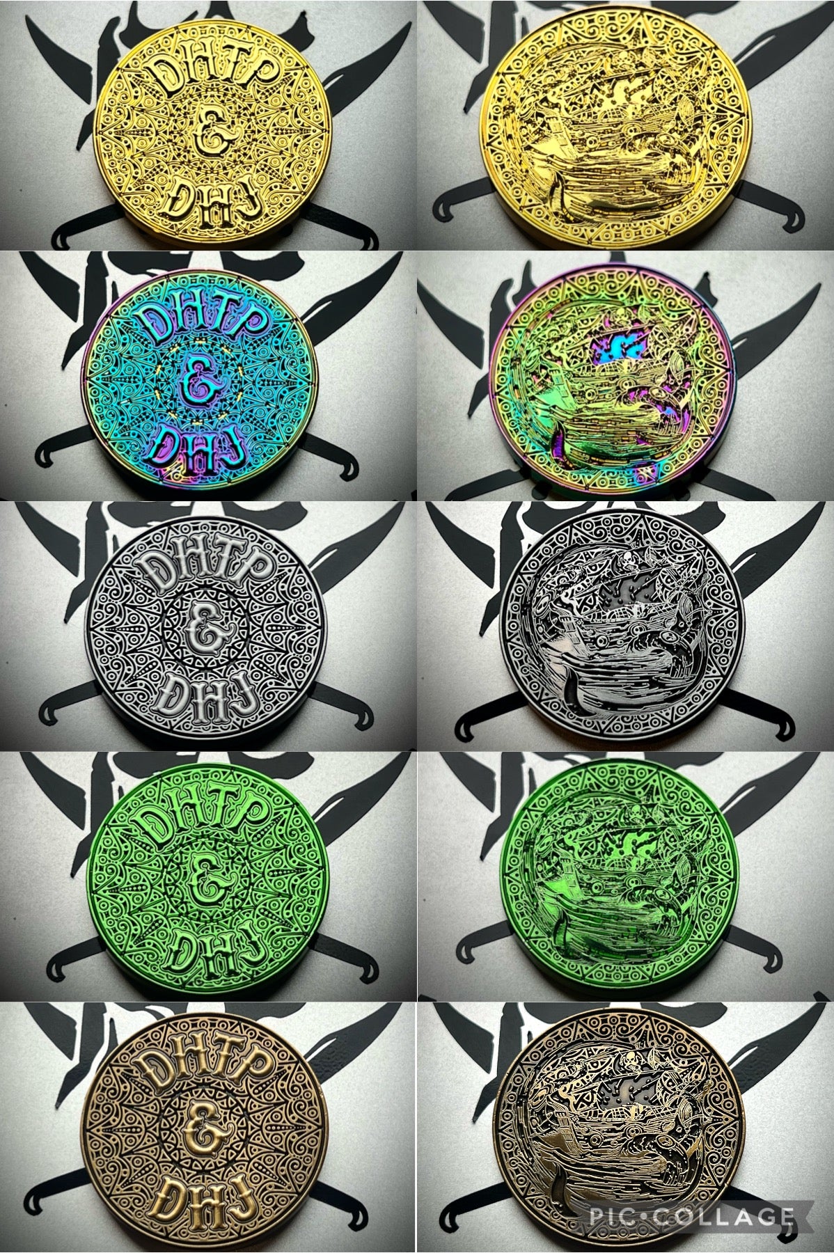 FULL SET DHJ collaboration coins