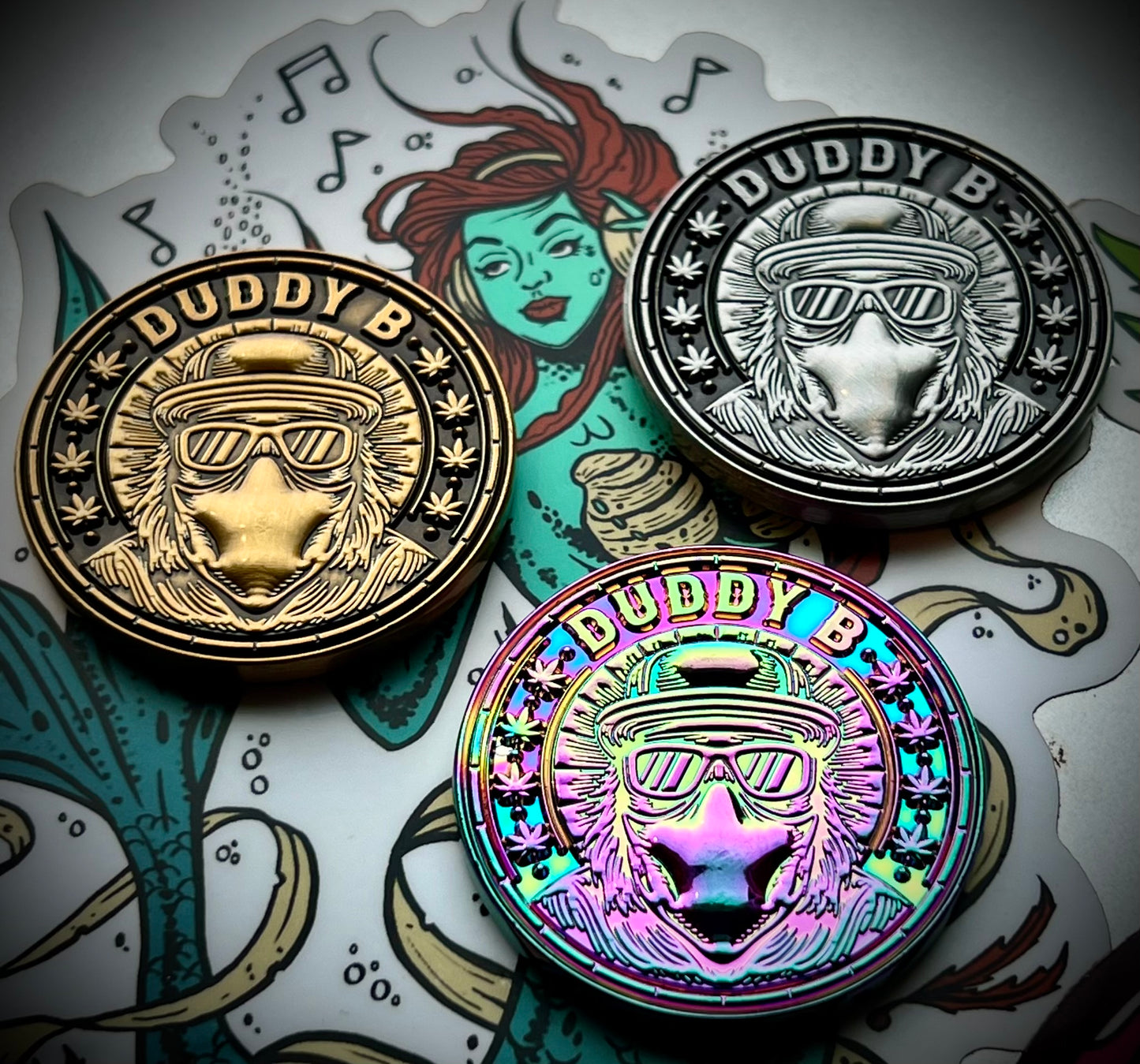 Duddy B/ Dirty J 3 coin set