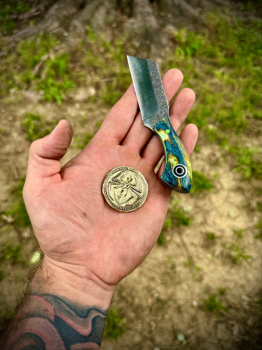 Fiddleback Forge Brass ducat