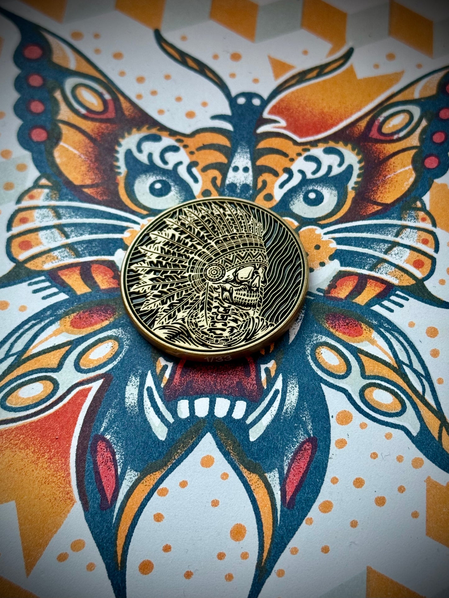 Ghosts of the First Fire- Antiqued gold