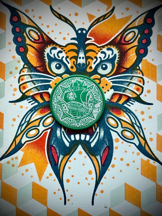 LE 25 Never Say Die- Green Anodized