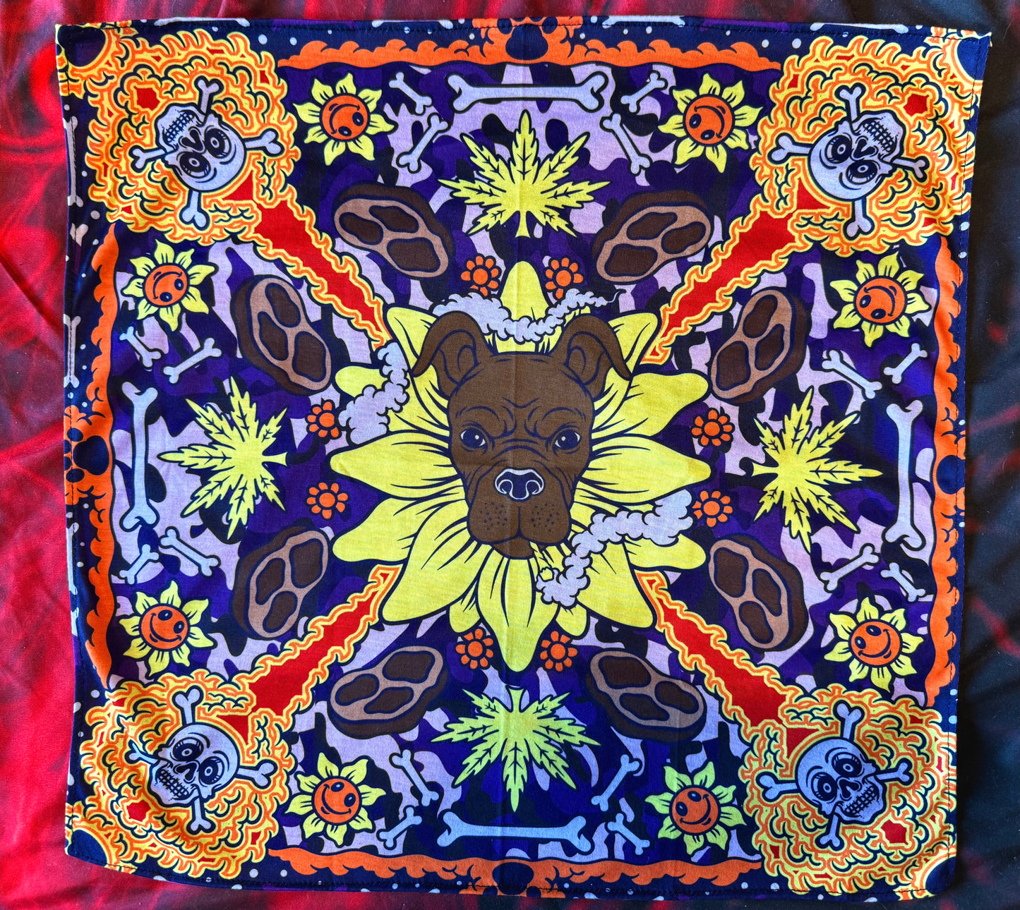 Purple Camo Mutant bandana