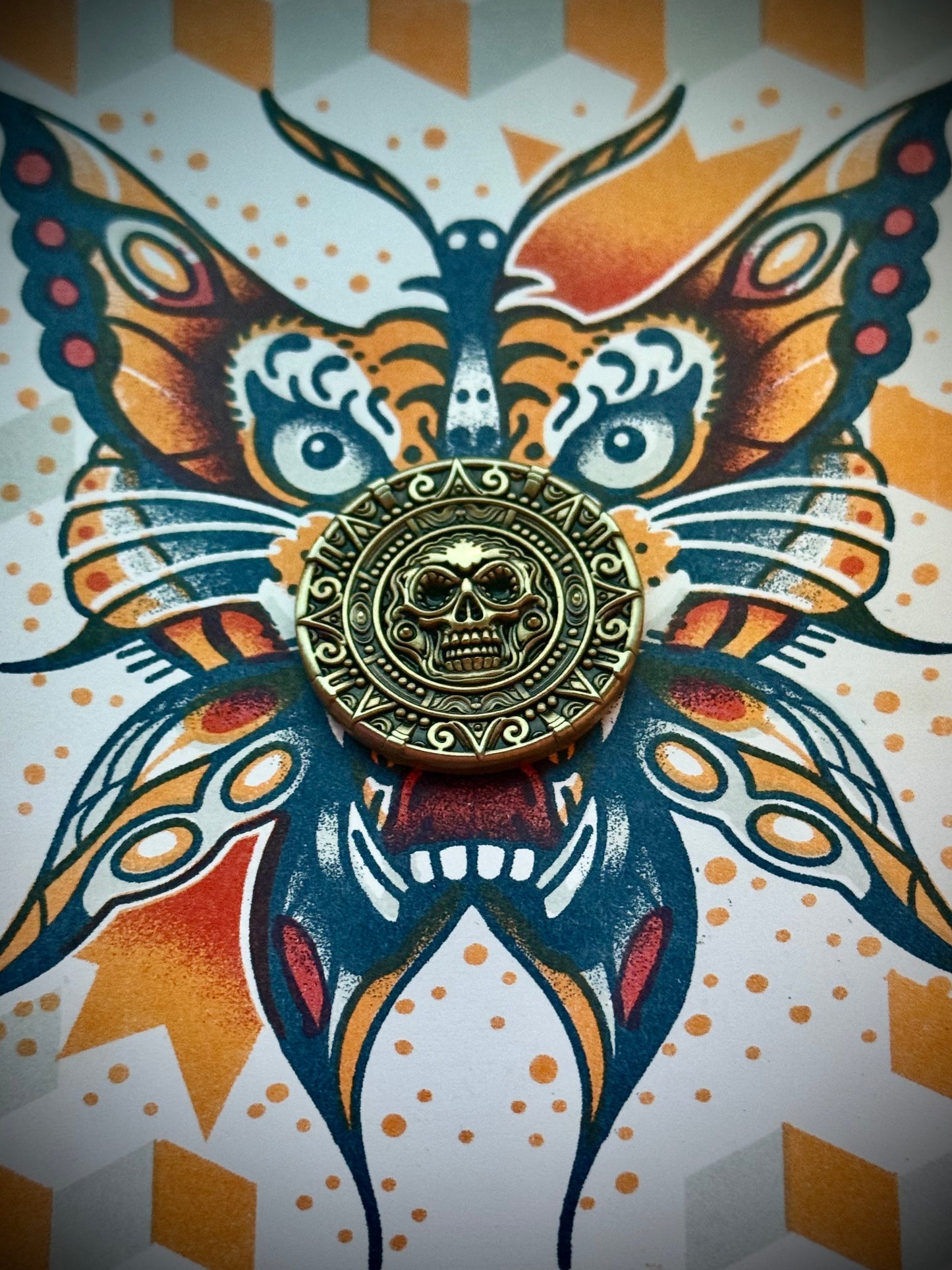 Dead Men Tell This Tale- Antiqued Gold