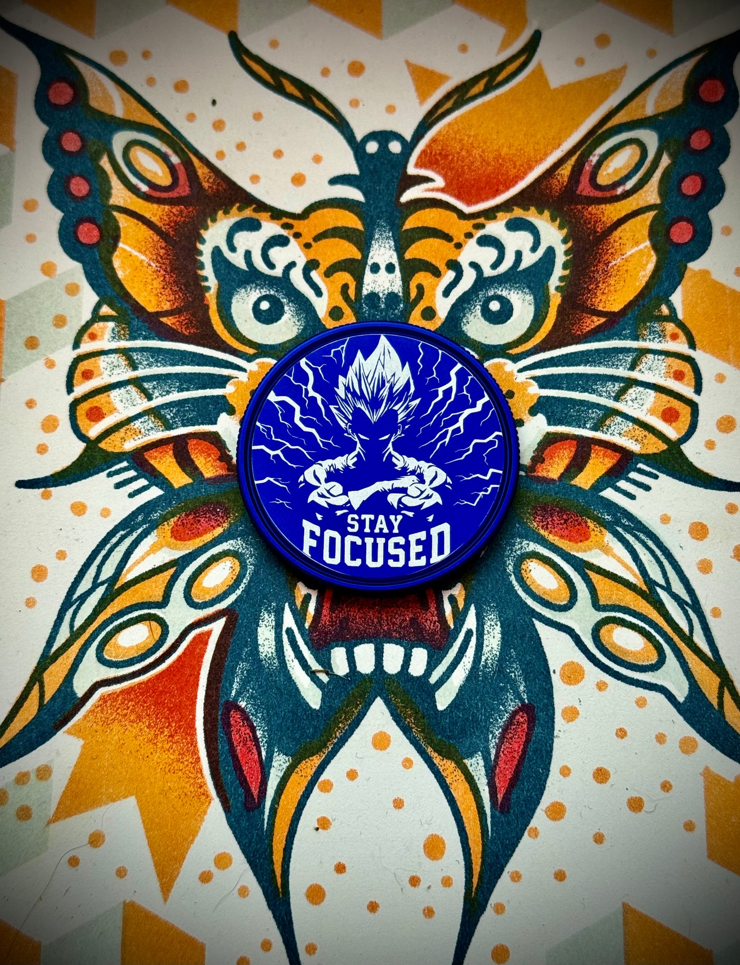 Stay Focused- Blue Anodized