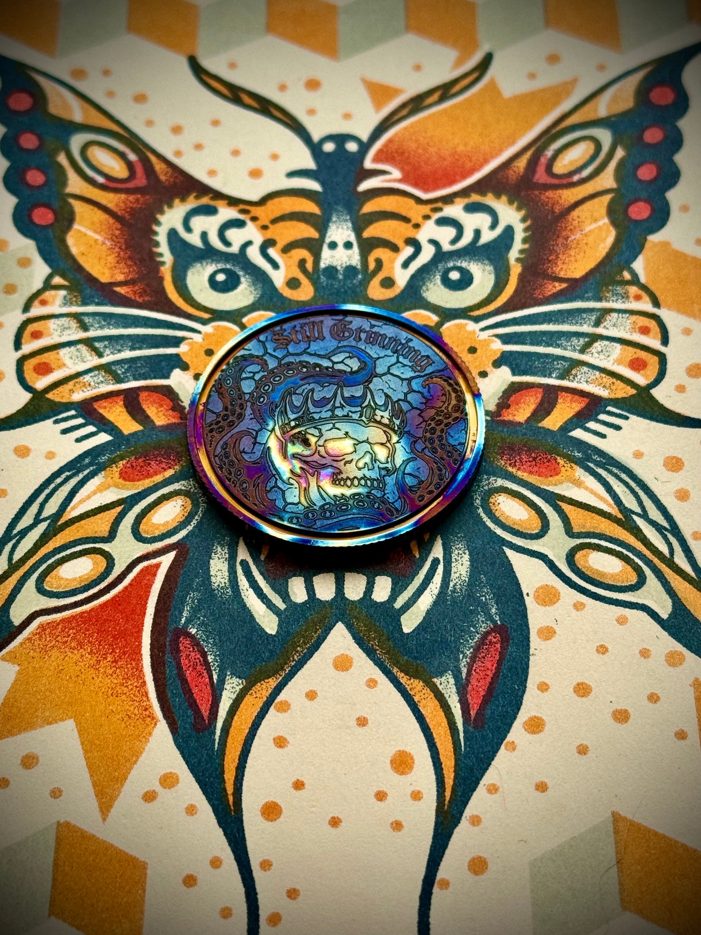 Still Grinning- Titanium