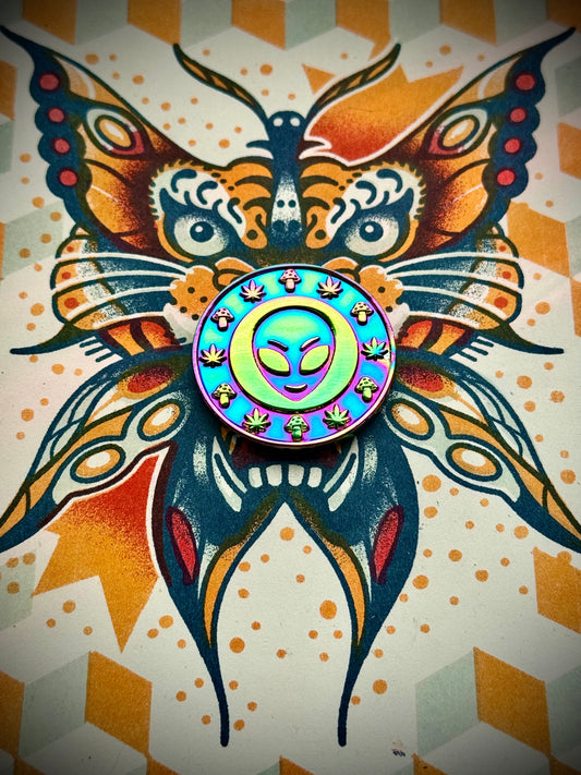Little Stranger- Galactic Roast Society coin- Anodized