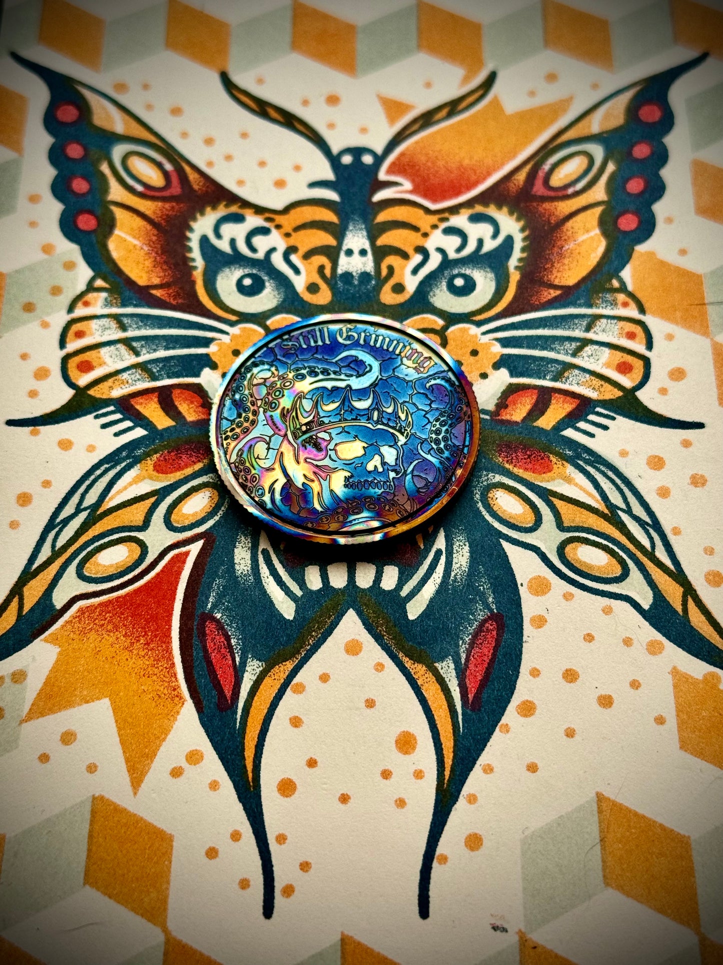 Still Grinning- Titanium