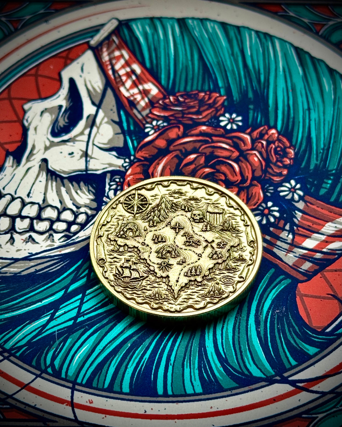 G’s never say die Skull/Map
