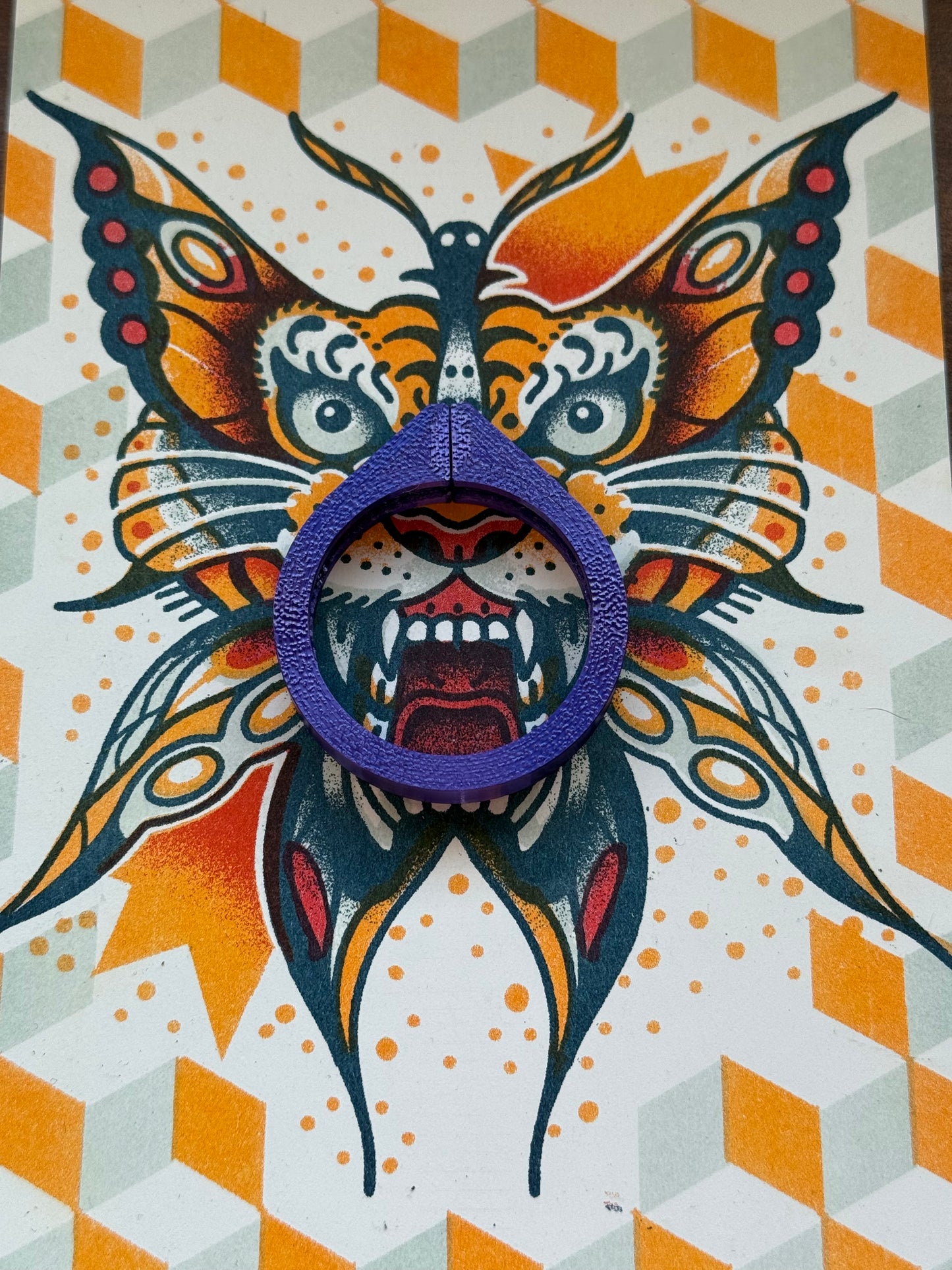 Coin holder- 37mm Painted, Dirk/TJ style coins.