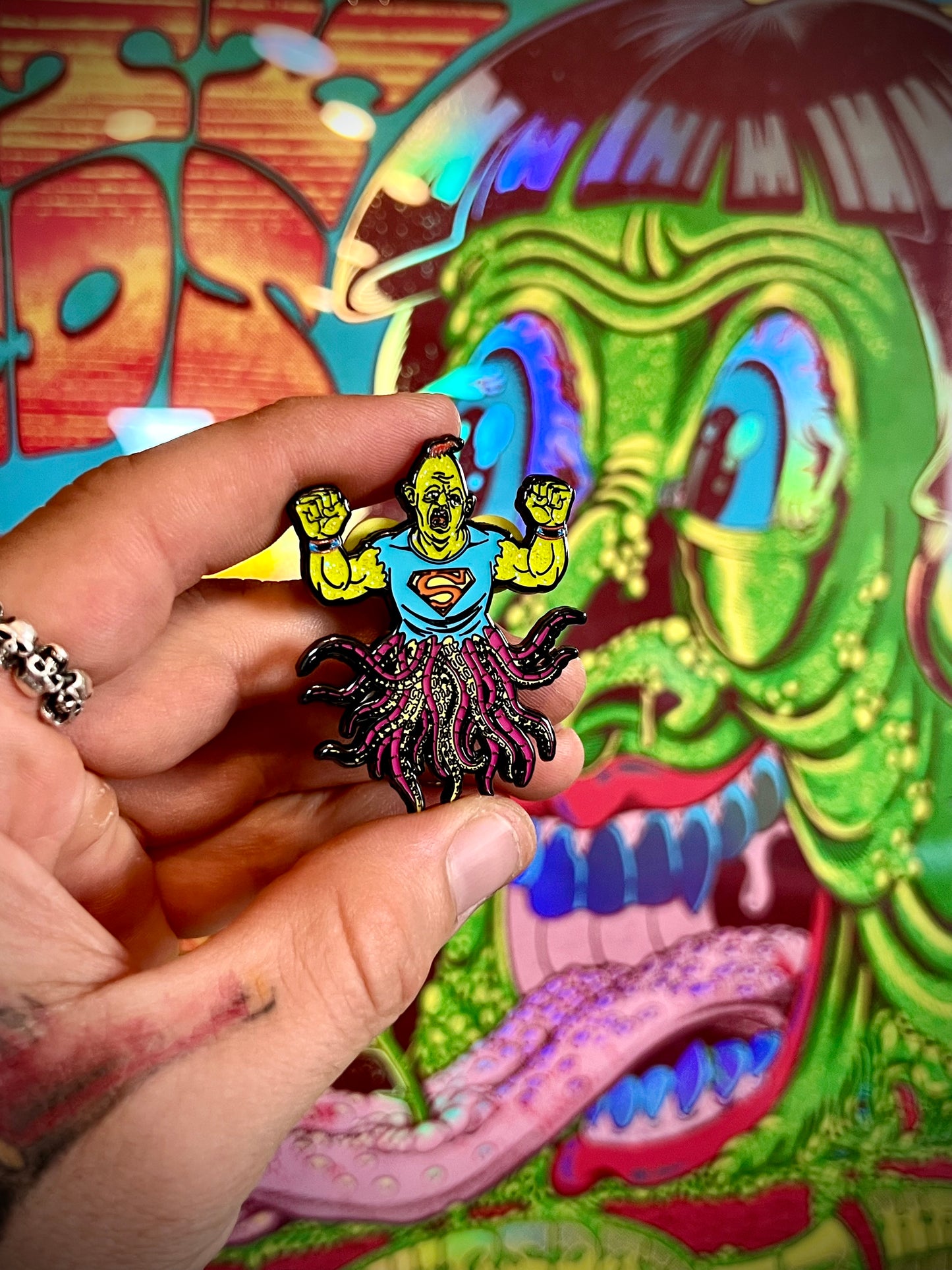 Hulk Smash Super Slothopus pin