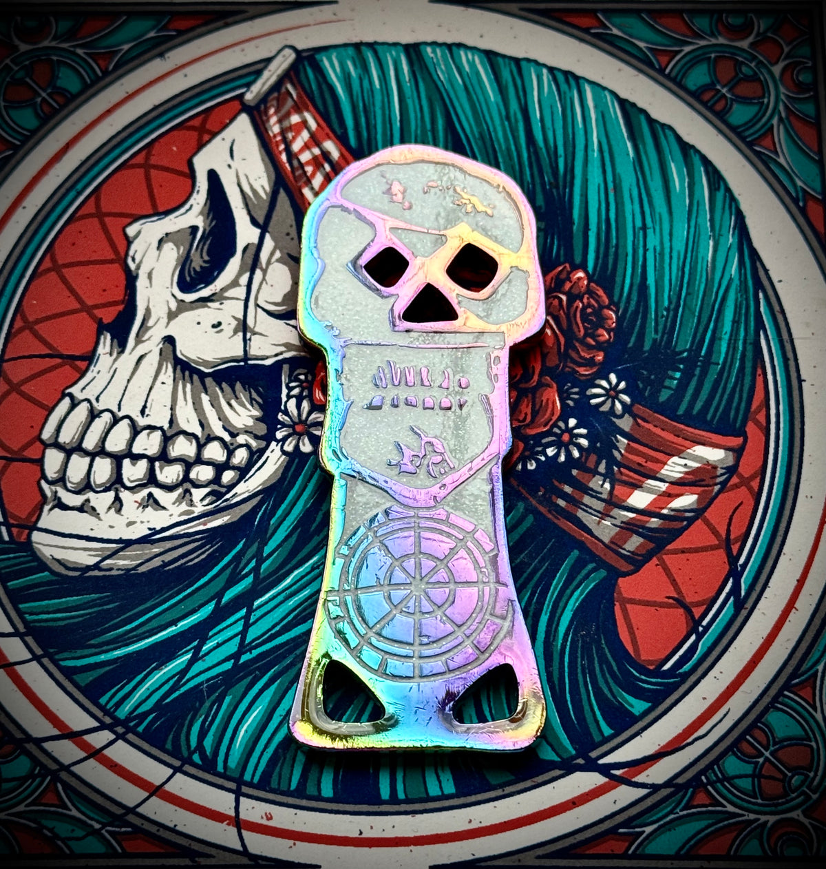 Copper Bones Key- Anodized