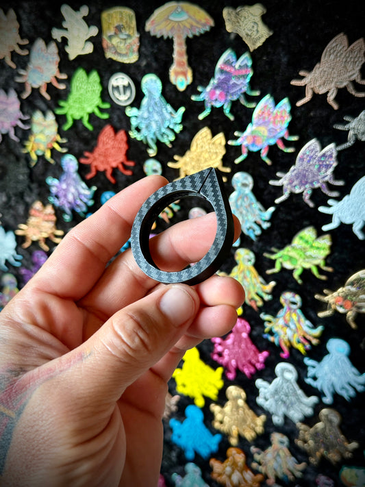 Carbon Fiber coin holder