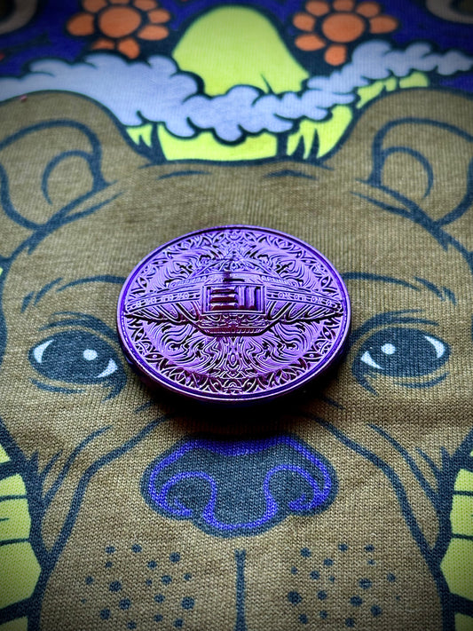 Amethyst Alien Doubloon