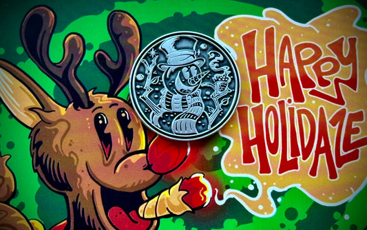 ZAZZ Holidaze- The Yule Snowman-Silver