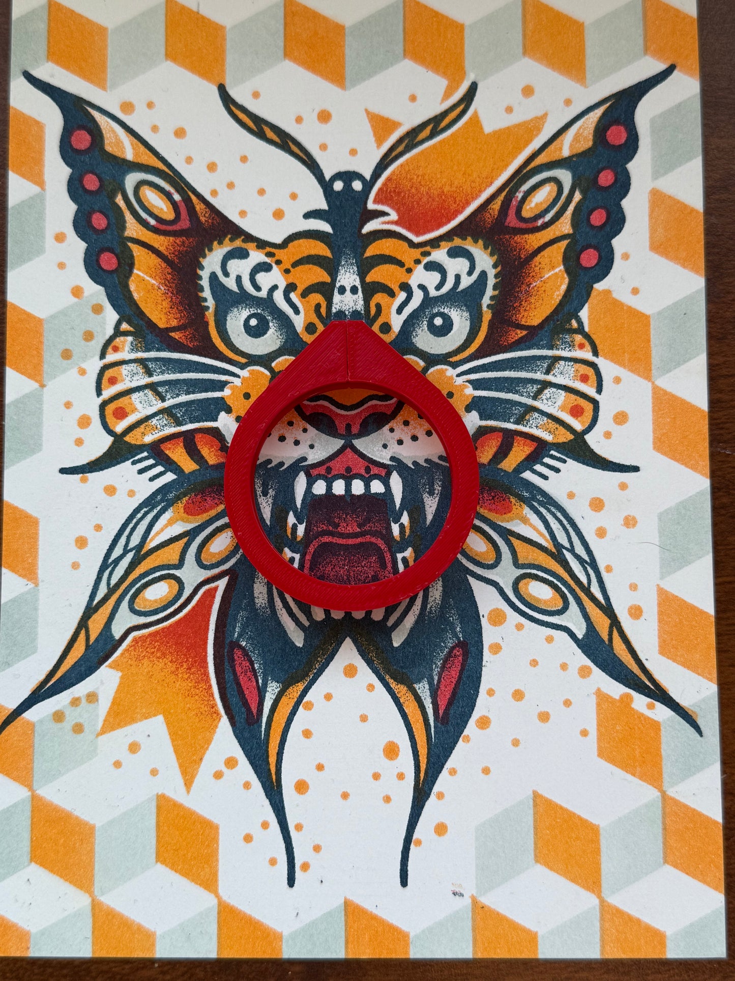 Coin holder- 37mm Painted, Dirk/TJ style coins.