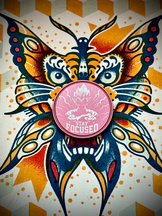 Stay Focused-Pink Anodized