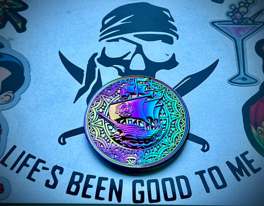 Anodized Never Say Die Coin